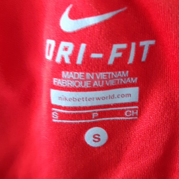 Nike Dri-Fit Red Tempo Blacktrim Drawstring Shorts - Picture 5 of 8